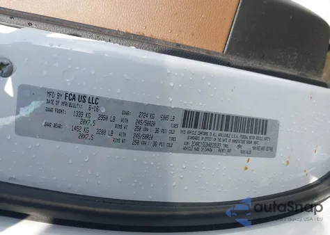 2017 Chrysler Pacifica Limited из США, поврежденный, VIN 2C4RC1GG3HR529127